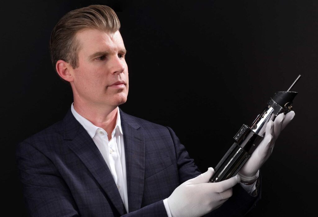 Darth Vader’s original lightsaber from Star Wars is hitting auction for £2.2m, leading a Propstore sale featuring Batman, Spider-Man, Alien and Marvel props.