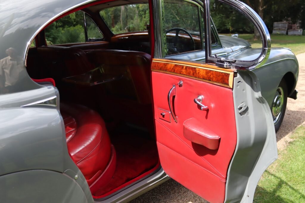 A 1960 Jaguar Mk IX that chauffeured Kate Middleton, Prince George and Princess Charlotte to Pippa’s 2017 wedding is up for auction with just 31,000 miles on the clock.