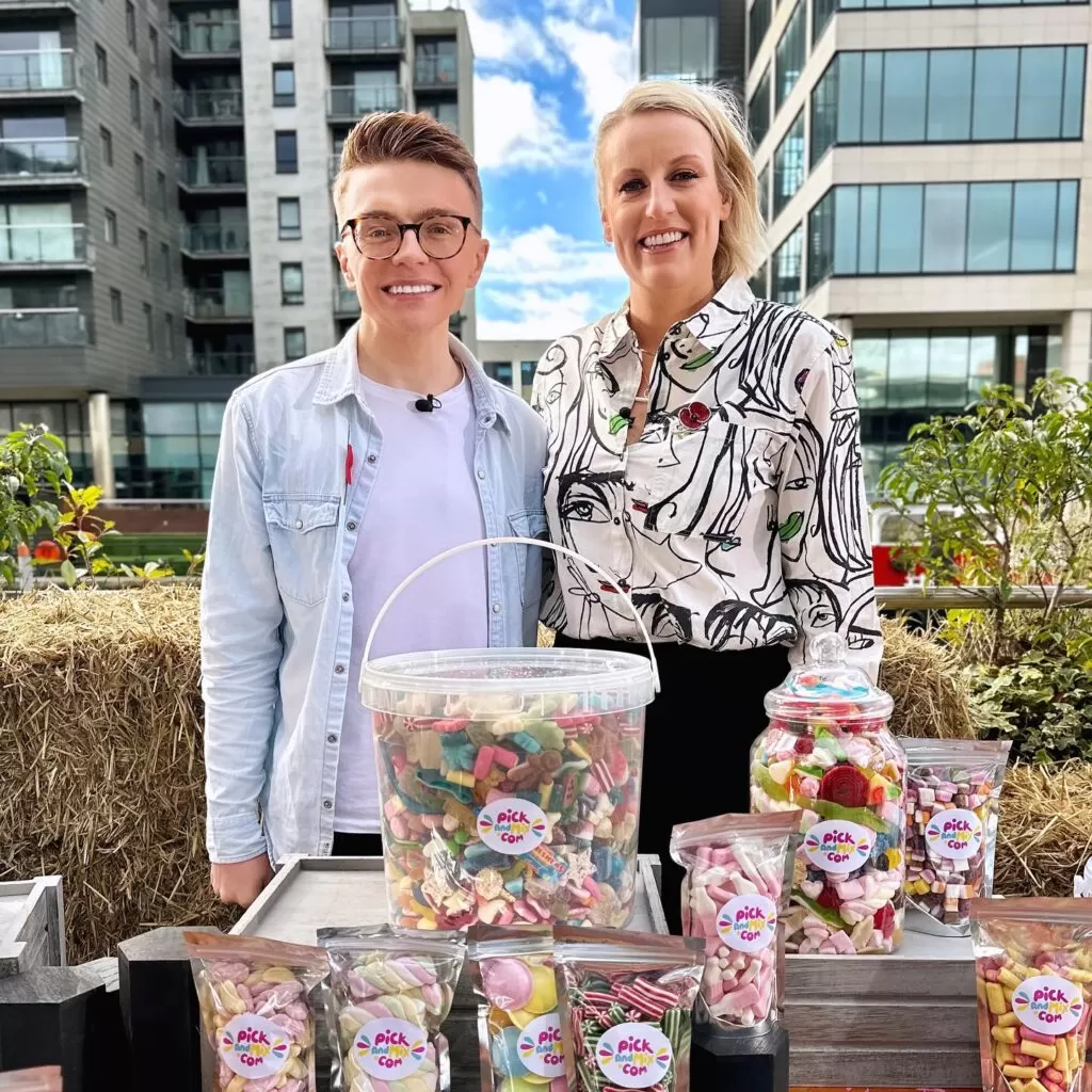 William Hale turned £500 into £1.15m with PickandMix.com, selling sweets online to fans and celebs like Ant & Dec, proving small ideas can spark huge success.