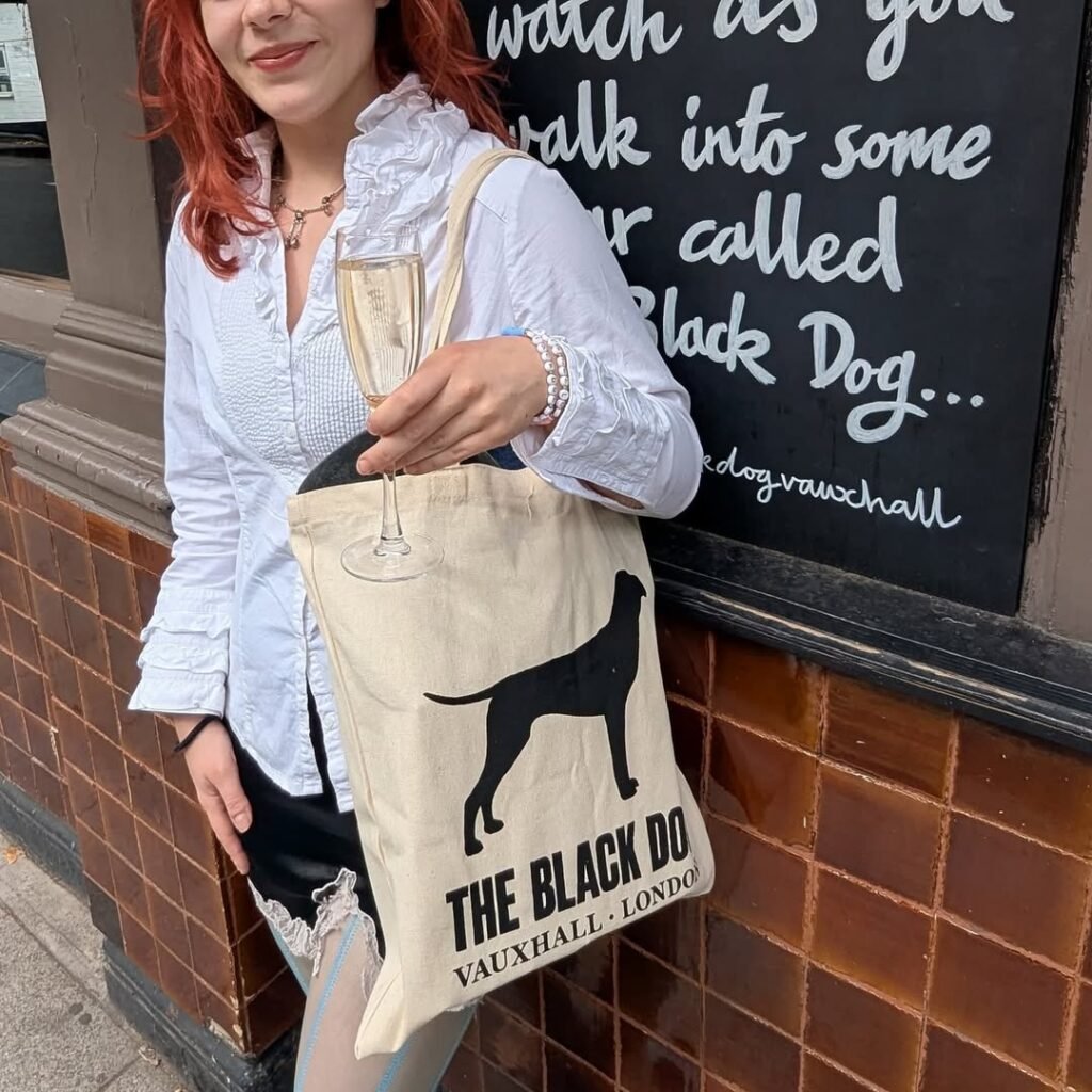 The Black Dog pub in London is celebrating Taylor Swift’s engagement to Travis Kelce with free bubbly and beers for Swifties who buy merch or sing her song The Black Dog.