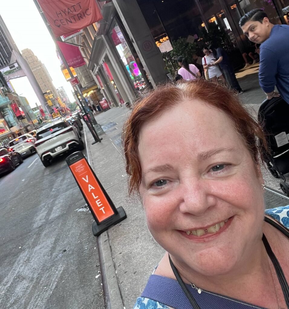 Julia Lynn flew 3,400 miles from London to New York for a 24-hour adventure, squeezing in Broadway, sightseeing and cheesecake before flying home the next day.
