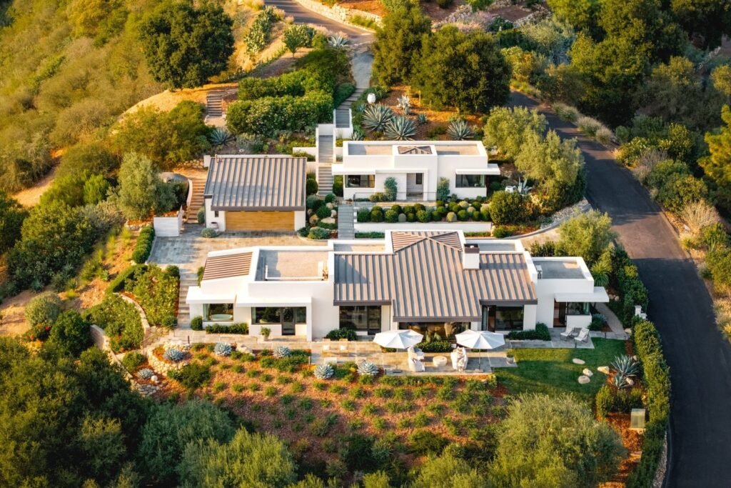 Back to the Future star Christopher Lloyd lists his \$6.4m Santa Barbara home with Pacific views, sleek modern design, guest retreat and stunning indoor outdoor living.