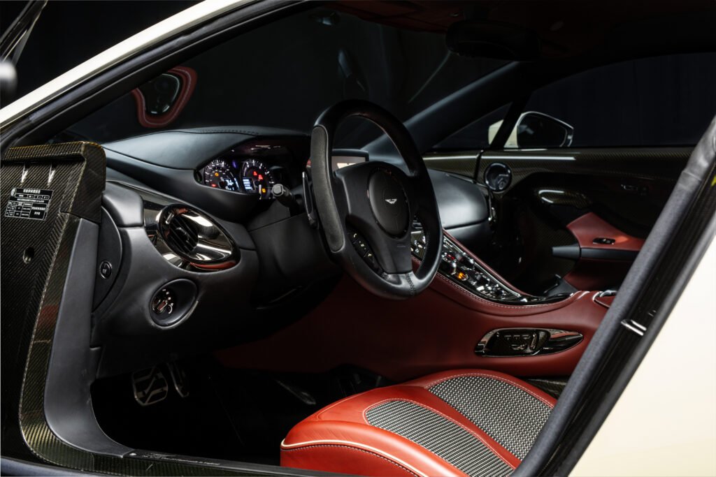 Ultra rare Aston Martin One-77 with 7.3 litre V12 and 217mph top speed heads to RM Sotheby’s Abu Dhabi auction with just 2,744 miles and £1.18m estimate.