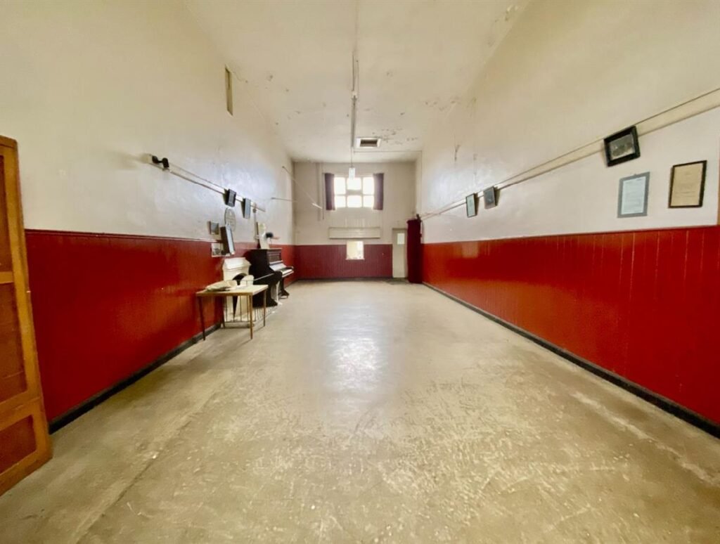 A historic 1885 village hall in Upminster is up for sale at £200k-£250k. Once a lively community hub, it needs major repairs but offers exciting conversion potential.