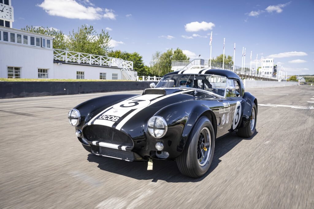 Rare 1966 AC Shelby Cobra ‘13 COB’ with over 100 races, 12 wins and Le Mans history heads to Goodwood Revival auction, expected to fetch up to £2 million.