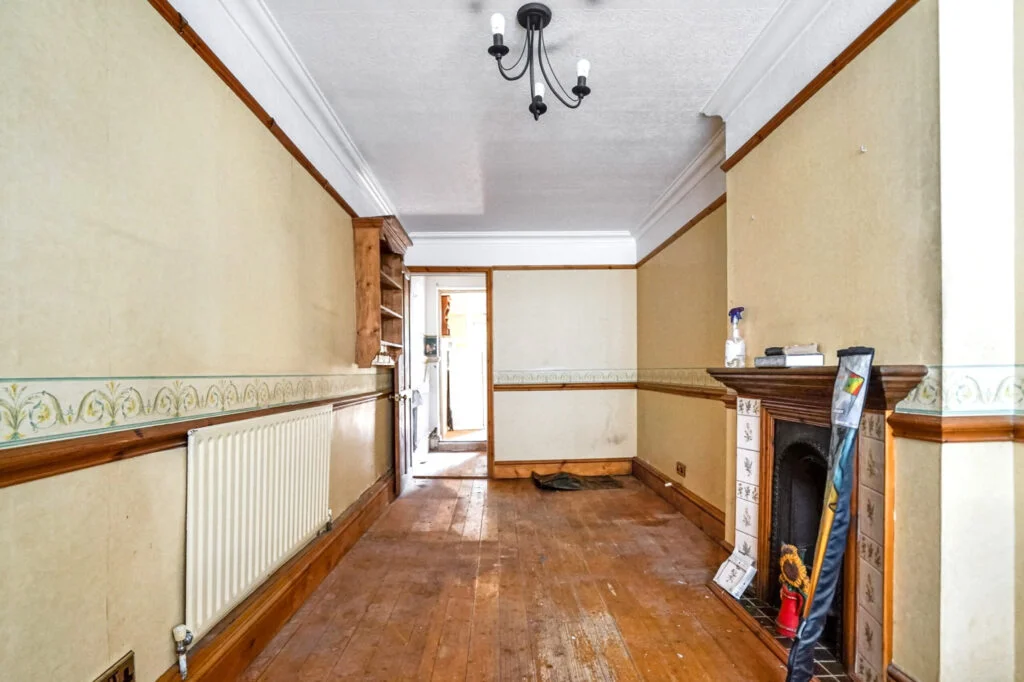 One of Britain’s narrowest homes, a 7ft wide two bed terrace in Chatham with 500 sqft and a tiny garden, is up for auction with a £75k guide price this September.