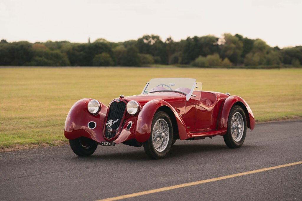 A rare 1937 Alfa Romeo 8C 2900 B Spider, one of only 40 built and capable of 120mph, heads to RM Sotheby’s London auction in November with a £5.5m estimate.