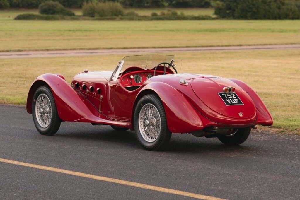 A rare 1937 Alfa Romeo 8C 2900 B Spider, one of only 40 built and capable of 120mph, heads to RM Sotheby’s London auction in November with a £5.5m estimate.