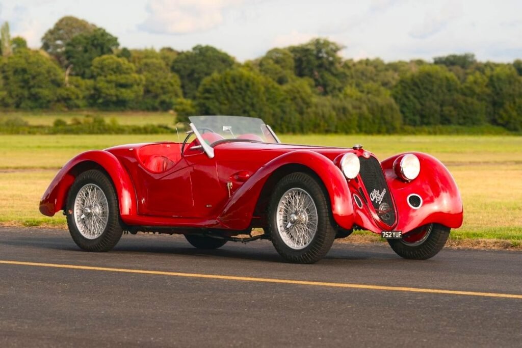 A rare 1937 Alfa Romeo 8C 2900 B Spider, one of only 40 built and capable of 120mph, heads to RM Sotheby’s London auction in November with a £5.5m estimate.