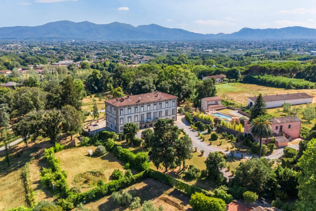 Stunning Tuscan villa once owned by Napoleon’s sister hits the market with chapel, olive groves, pools and grand interiors priced between £12.2m and £17.4m.