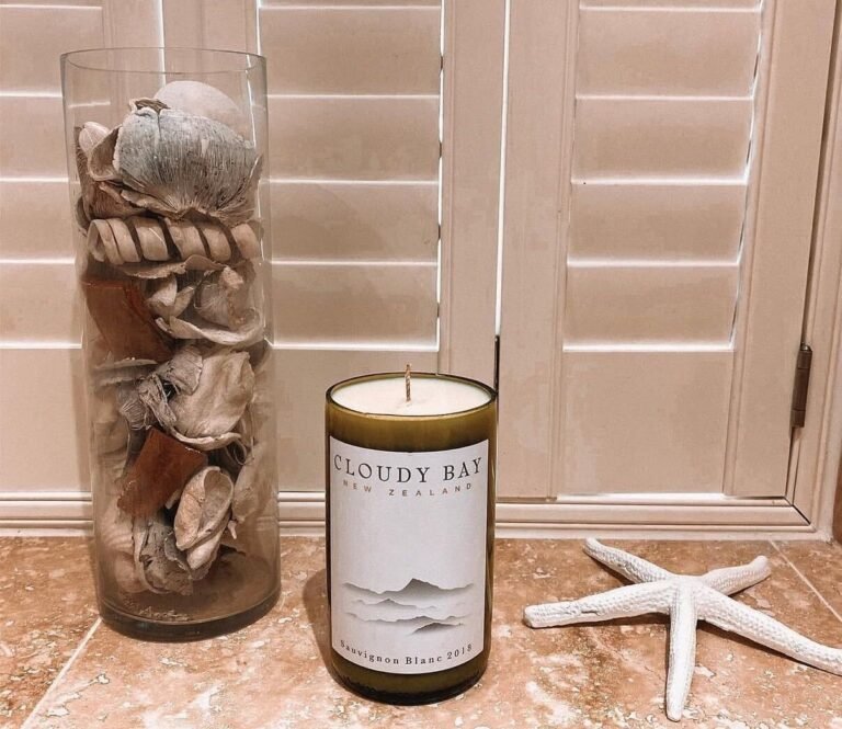 Woman turns leftover bottles into luxury candles building a kitchen table side hustle that grows to £5,000 a month and £8,000 at Christmas transforming her life and career.
